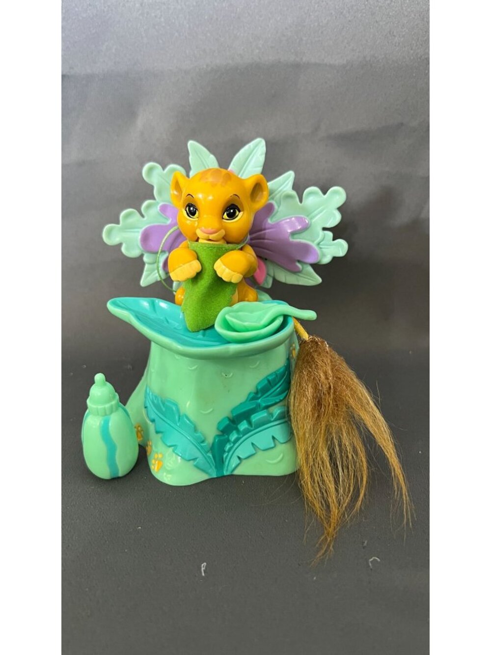 Disney Simba Lion King Baby Fairy Set Playset With Bottle & Spoon